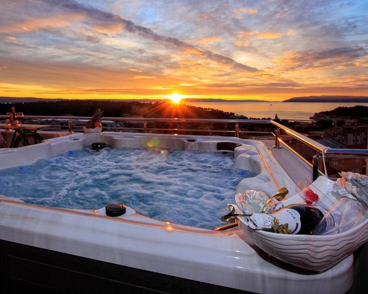Fux Penthouse Whirlpool Meerblick Zadar Exterior foto